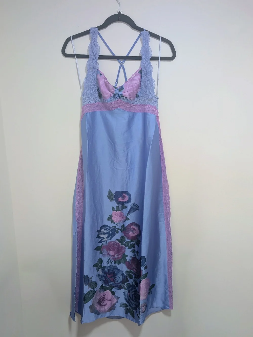 Free People | Just Dreamy Maxi Slip In Blue Vista Combo - Picture 2 of 12